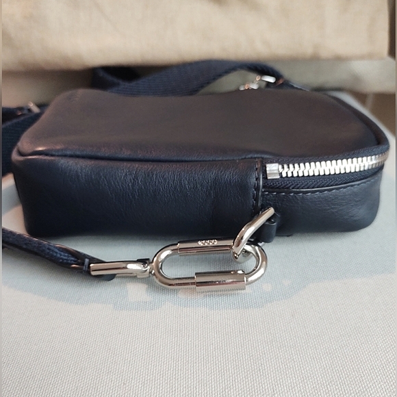 ECCO Leather Crossbody Dark Navy Blue | Night Ocean  NWT UNISEX Design - Picture 4 of 16